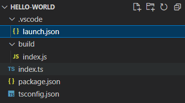 Select the launch.json file